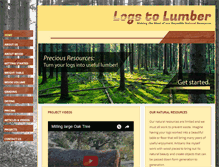 Tablet Screenshot of logstolumbernow.com